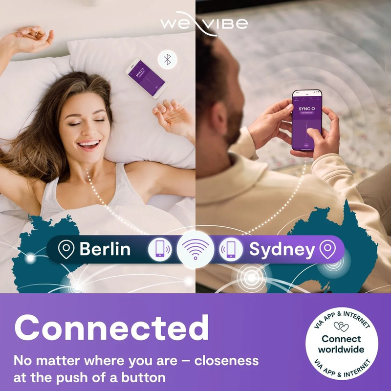 WE-VIBE - SYNC 2 VERSTELLBARER PAARVIBRATOR SAMTGRÜN