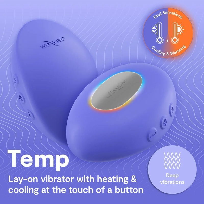 WE-VIBE - TEMPERATURHEIZ- UND -KÜHLVIBRATOR LAVENDELBLAU