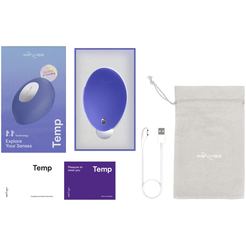 WE-VIBE - TEMPERATURHEIZ- UND -KÜHLVIBRATOR LAVENDELBLAU