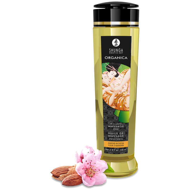Shunga – Organica Essbares Massageöl Mandelblüte 240 ml
