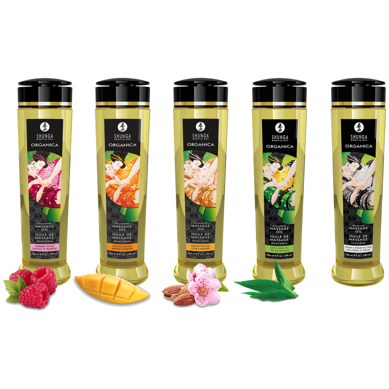 Shunga – Organica Essbares Massageöl Mandelblüte 240 ml