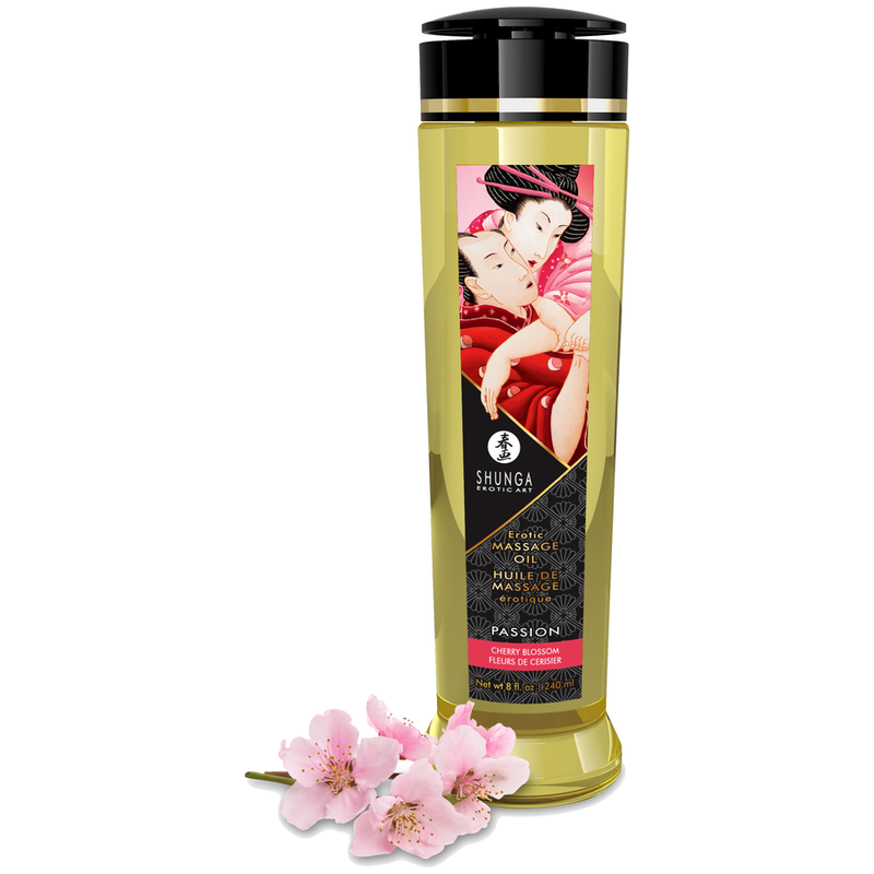 Shunga – Passion Erotisches Massageöl Kirschblüte 240 ml
