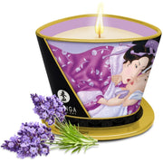 Shunga – Massage Candle Massagekerze mit Warmem Öl Kirschblüte 170 ml