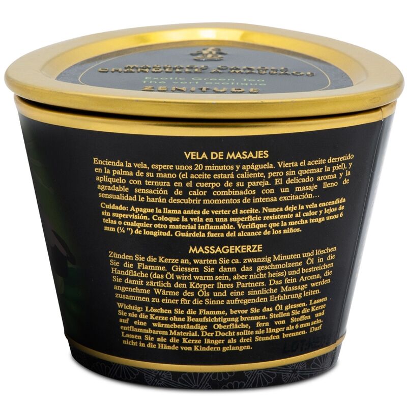 Shunga – Massage Candle Massagekerze mit Warmem Öl Kirschblüte 170 ml