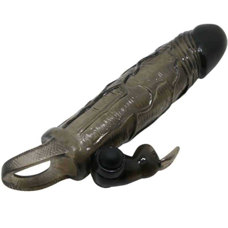 Baile – Brave Man Penisabdeckung mit Kaninchen Schwarz 16.5 cm
