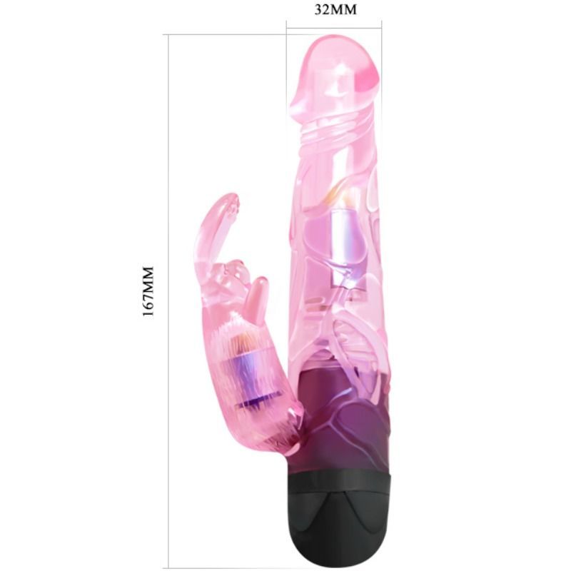 Baile – Geben Sie Ihnen Liebhaber-Vibrator mit Rosa Kaninchen